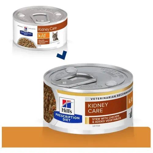 Hill's k/d Katze - Ragout Dose - Hill's Prescription Diet - Marigin AG Onlineshop für Tierbedarf Hill's k/d Katze - Ragout Dose - 82g Futter