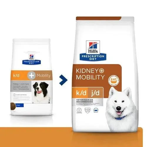 Hill's k/d + Mobility - Hund - Hill's Prescription Diet - Marigin AG Onlineshop für Tierbedarf Hill's k/d + Mobility - Hund - 4kg Futter