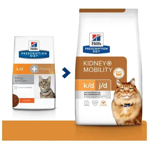 Hill's k/d + Mobility - Katze - Hill's Prescription Diet - Marigin AG Onlineshop für Tierbedarf Hill's k/d + Mobility - Katze - 1.5kg Futter
