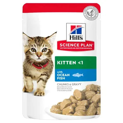 Hill's Kitten Katze - Beutel - Hill's Science Plan - Marigin AG Onlineshop für Tierbedarf Hill's Kitten Katze - Beutel - Seefisch / 12x85g Futter