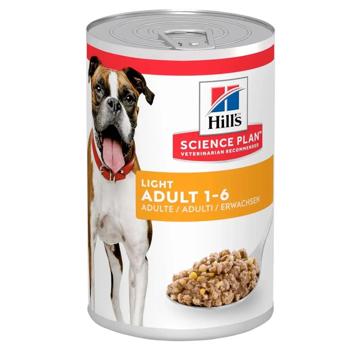 Hill's Light Adult 1-6 Hund - Dosen - Hill's Science Plan - Marigin AG Onlineshop für Tierbedarf Hill's Light Adult 1-6 Hund - Dosen - 1 x 12 x 370g Futter