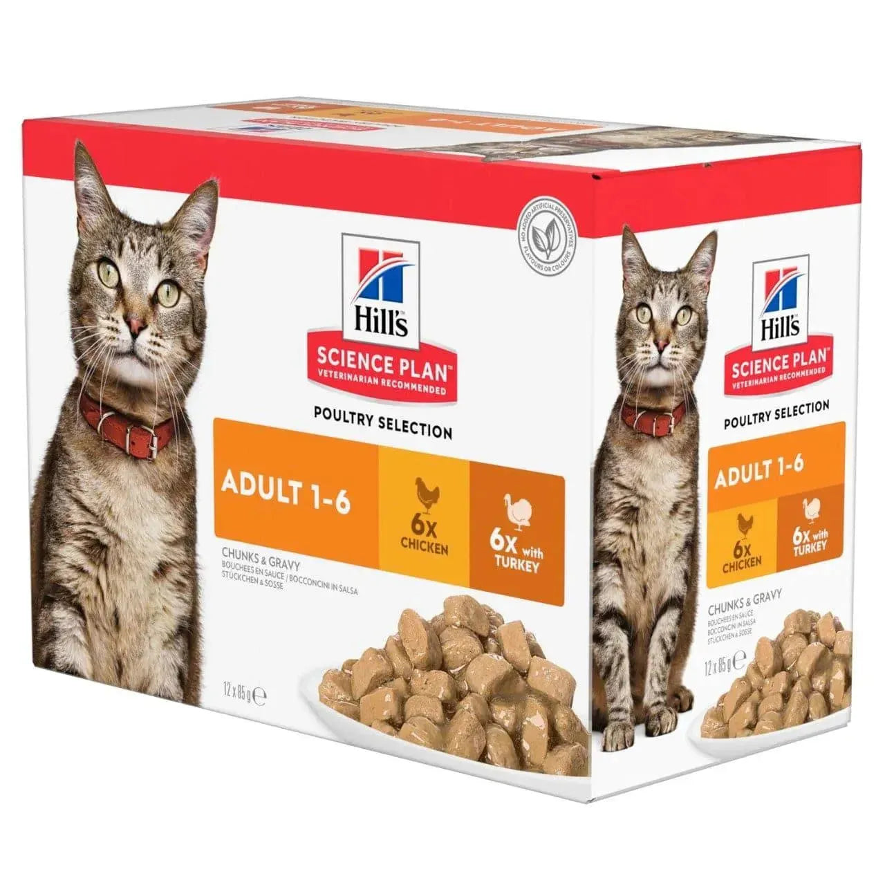 Hill's Light Adult Katze - Beutel - Hill's Science Plan - Marigin AG Onlineshop für Tierbedarf Hill's Light Adult Katze - Beutel - Mixed (6x Huhn/ 6x Fisch) / 1 x 12 x 85g Futter