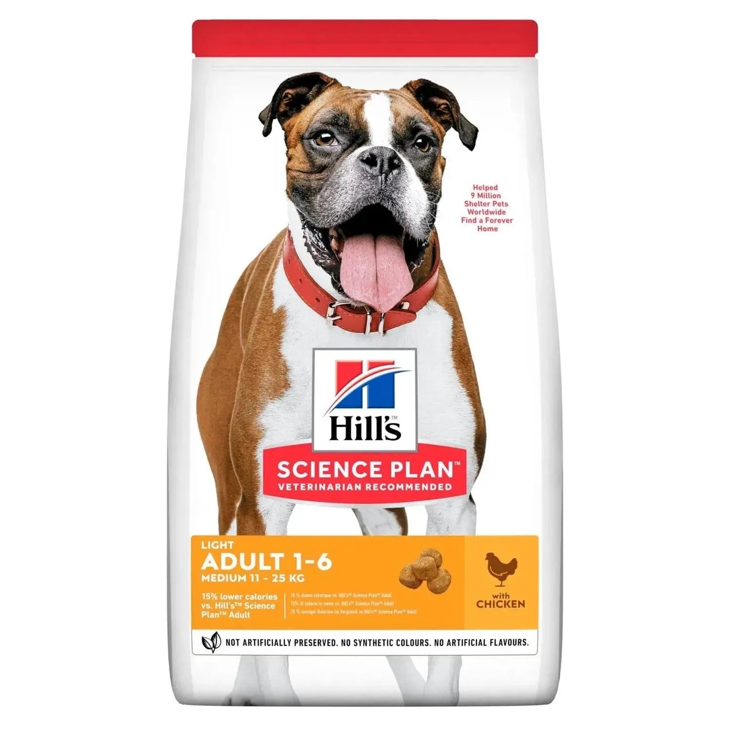 Hill's Light Medium Adult - Hund - Hill's Science Plan - Marigin AG Onlineshop für Tierbedarf Hill's Light Medium Adult - Hund - 4x800g Futter