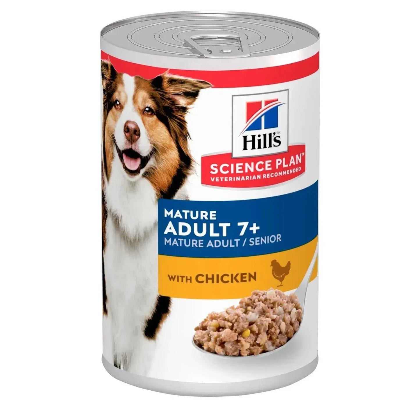 Hill's Mature Adult 7+ Hund - Dosen - Hill's Science Plan - Marigin AG Onlineshop für Tierbedarf Hill's Mature Adult 7+ Hund - Dosen - 12 x 370 g Futter