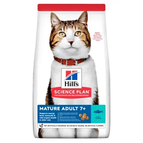 Hill's Mature Adult 7+ Katze - Hill's Science Plan - Marigin AG Onlineshop für Tierbedarf Hill's Mature Adult 7+ Katze - 1.5kg / Thunfisch Futter