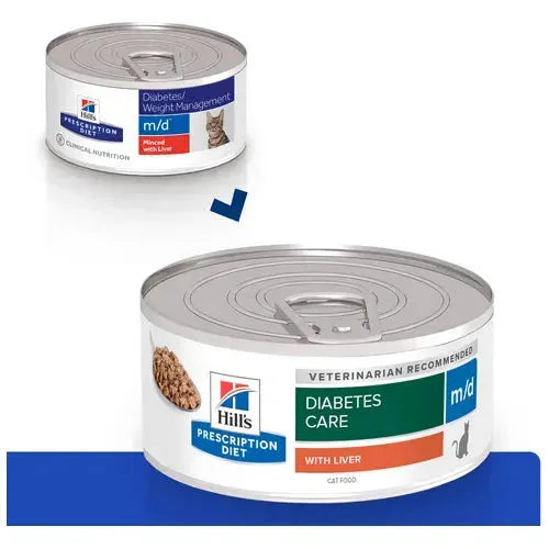 Hill's m/d Katze - Dosen - Hill's Prescription Diet - Marigin AG Onlineshop für Tierbedarf Hill's m/d Katze - Dosen - 156g Futter