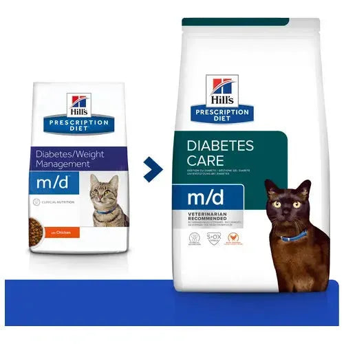 Hill's m/d - Katze - Hill's Prescription Diet - Marigin AG Onlineshop für Tierbedarf Hill's m/d - Katze - 1.5kg Futter