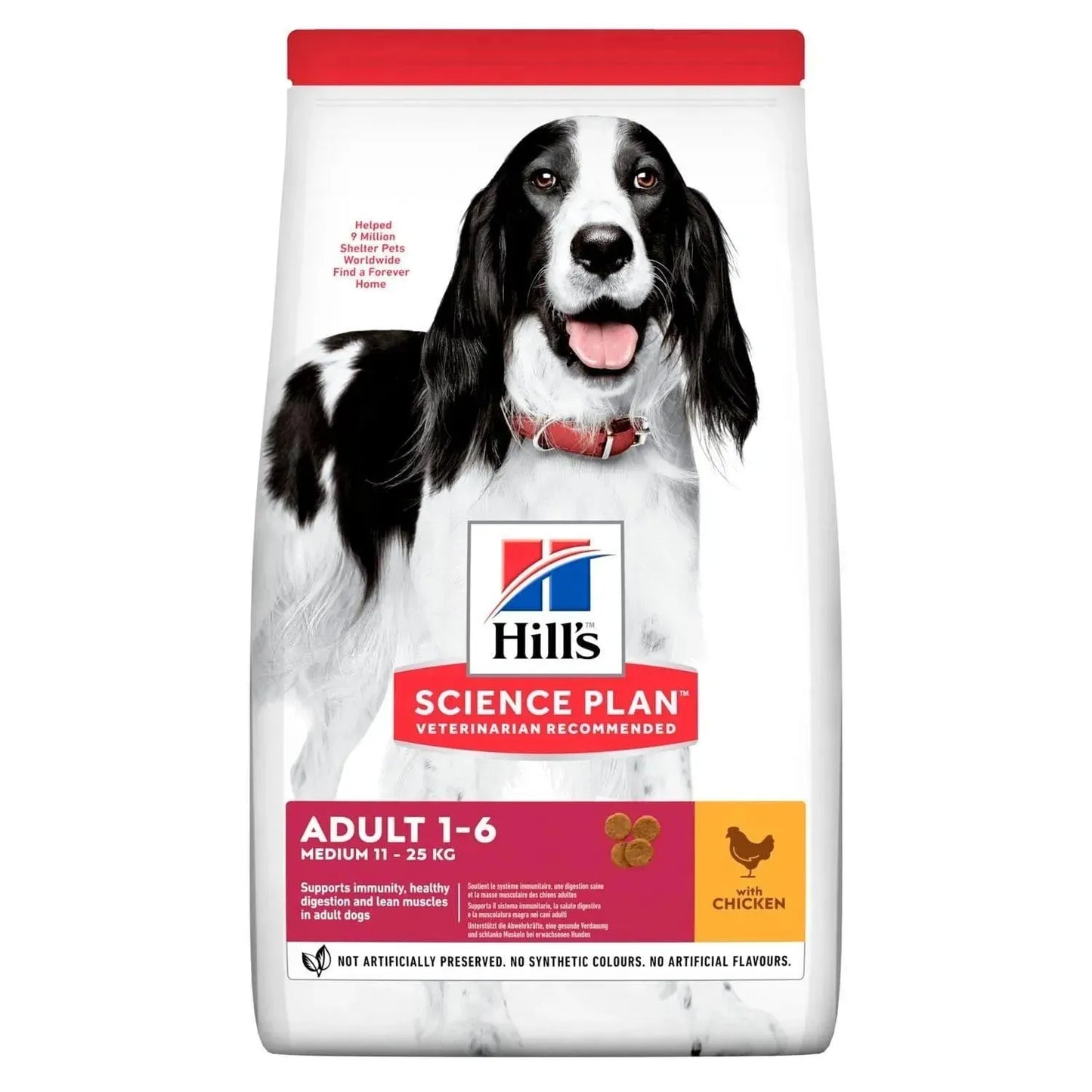 Hill's Medium Adult - Hund - Hill's Science Plan - Marigin AG Onlineshop für Tierbedarf Hill's Medium Adult - Hund - 2.5kg / Huhn Futter