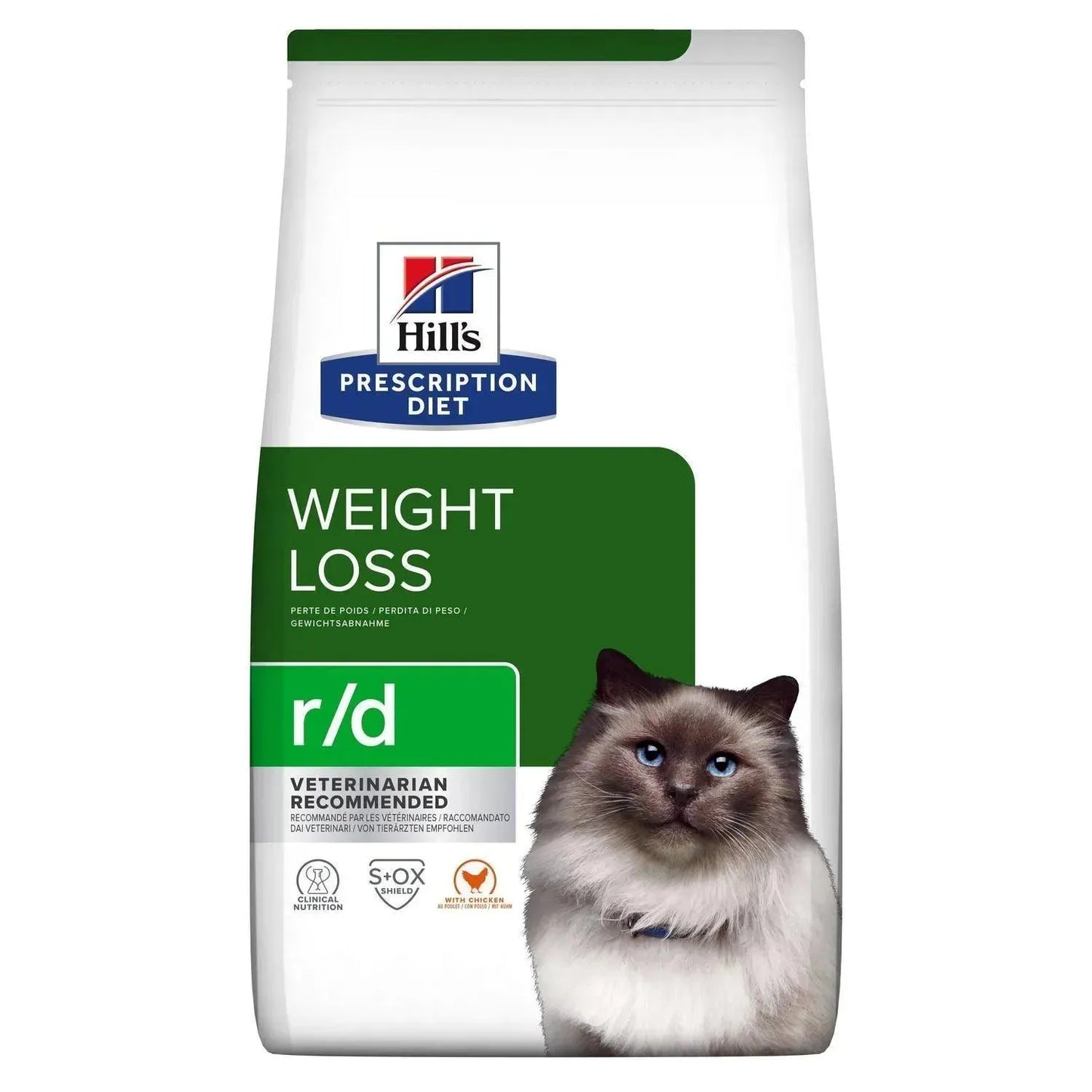 Hill's r/d - Katze - Hill's Prescription Diet - Marigin AG Onlineshop für Tierbedarf Hill's r/d - Katze - 1.5kg Futter