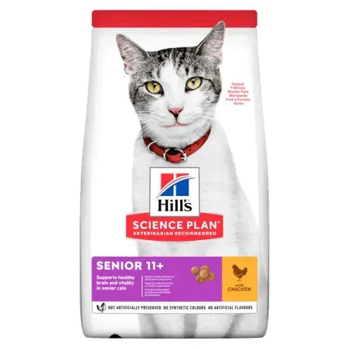 Hill's Senior 11+ - Katze - Hill's Science Plan - Marigin AG Onlineshop für Tierbedarf Hill's Senior 11+ - Katze - 1.5kg Futter