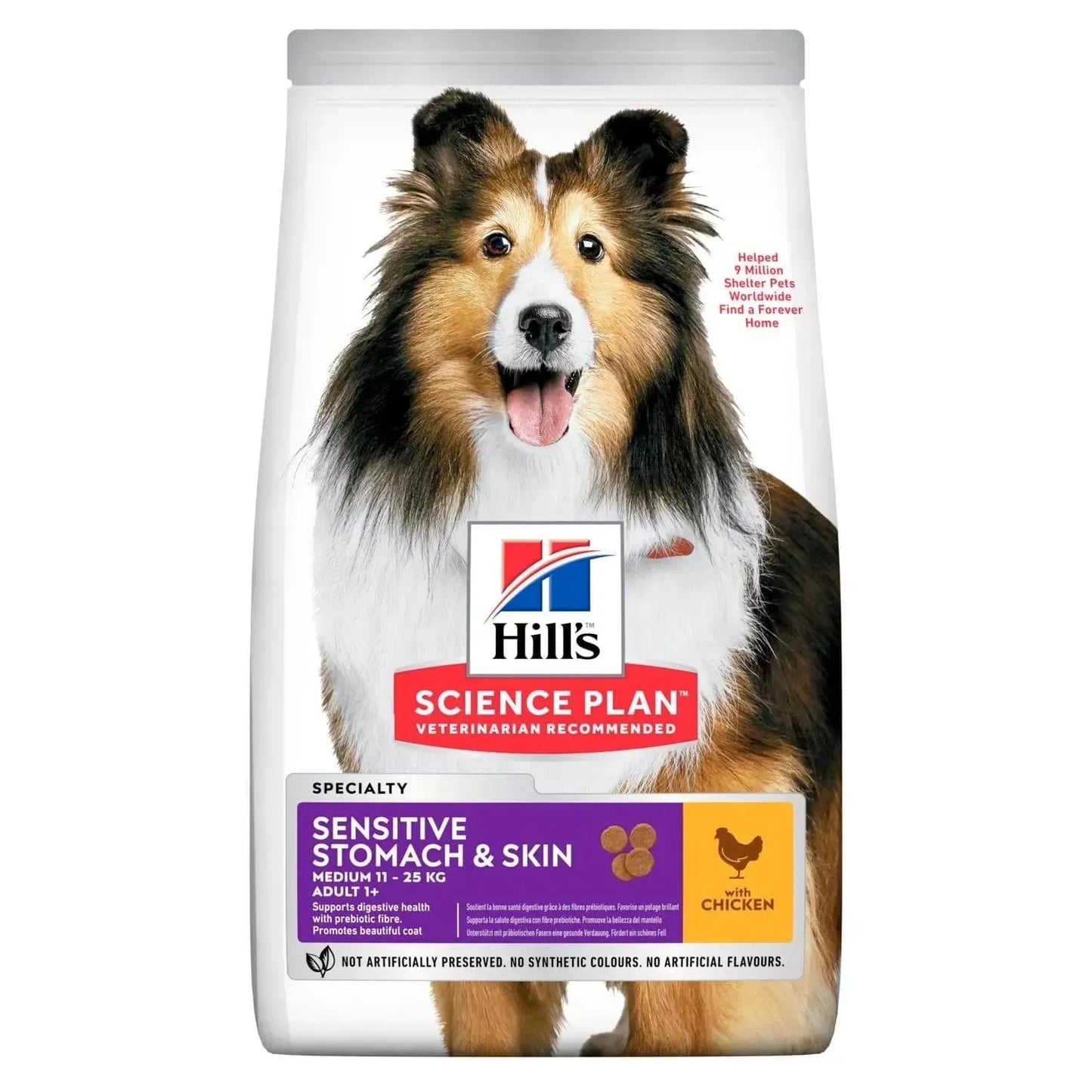 Hill's Sensitive Stomach & Skin Medium Adult - Hund - Hill's Science Plan - Marigin AG Onlineshop für Tierbedarf Hill's Sensitive Stomach & Skin Medium Adult - Hund - 2.5kg Futter