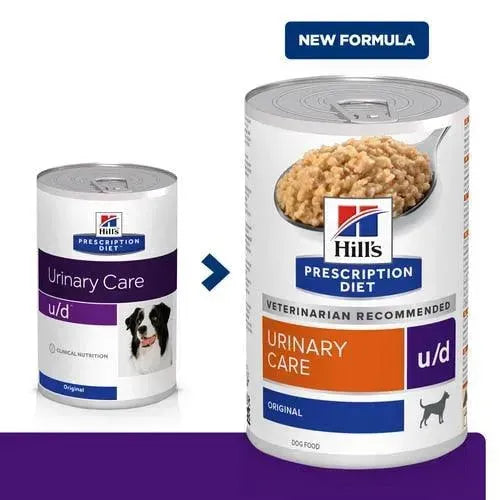 Hill's u/d Hund - Dosen - Hill's Prescription Diet - Marigin AG Onlineshop für Tierbedarf Hill's u/d Hund - Dosen - 370g Futter