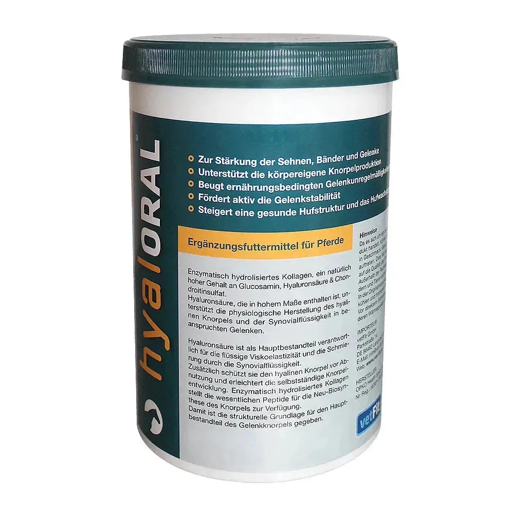 Hyaloral Pferd - Virbac - Marigin AG Onlineshop für Tierbedarf Hyaloral Pferd - 1kg Ergänzungsfuttermittel