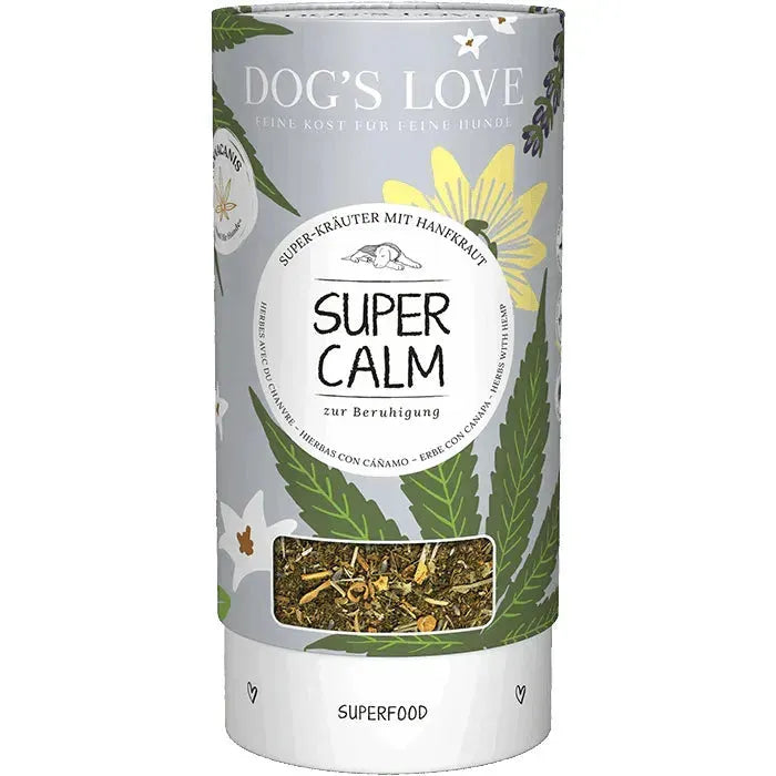 Kräutermischung Super Calm - Dog's Love - Marigin AG Onlineshop für Tierbedarf Kräutermischung Super Calm - 70g Ergänzungsfuttermittel