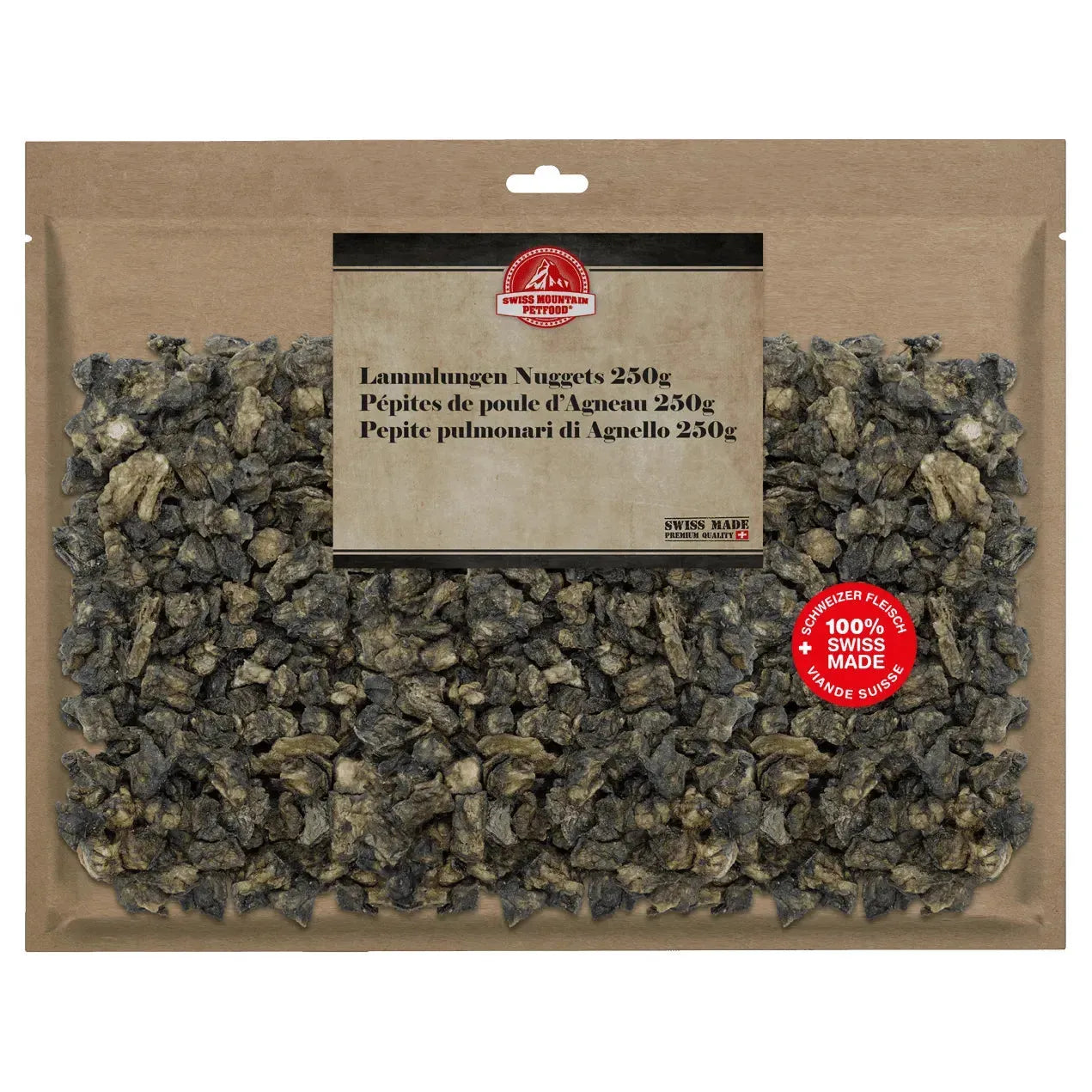 Lammlungen Nuggets - Hund - Swiss Mountain Petfood - Marigin AG Onlineshop für Tierbedarf Lammlungen Nuggets - Hund - 75g Kauartikel