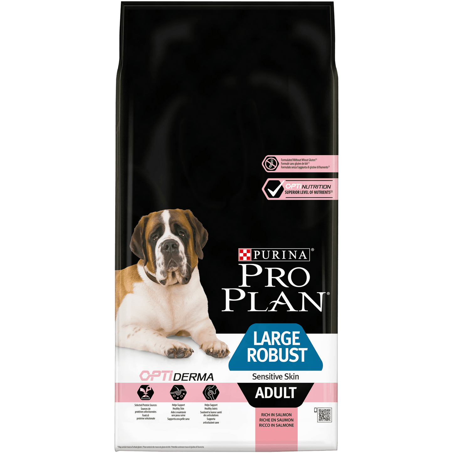 Large Robust Adult Sensitive Skin - Purina ProPlan - Alter:Adult, Extras:empfindliche Haut, Extras:robuster Körperbau, Futterart:Trocken, Geschmack:Lachs, Grösse:26-44kg, Grösse:über45kg, Kastriert:ja, Kastriert:nein, Tierart:Hund - Marigin AG Onlineshop für Tierbedarf