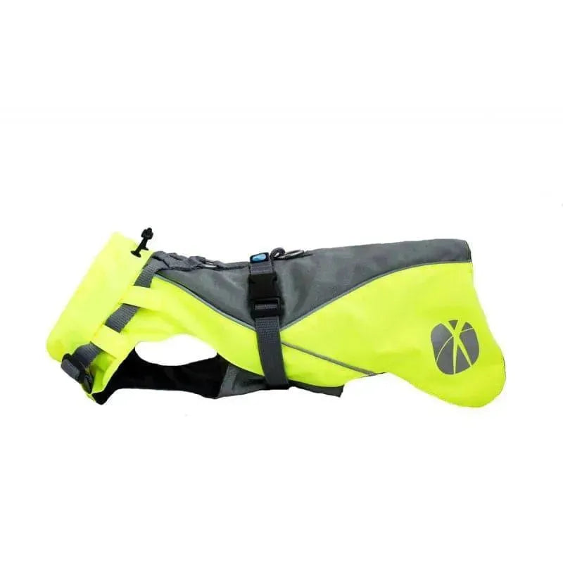Mantelgeschirr Fun/Protect - anny x - Marigin AG Onlineshop für Tierbedarf Mantelgeschirr Fun/Protect - XS/34 / Protect leuchtgelb/grau Brustgeschirr