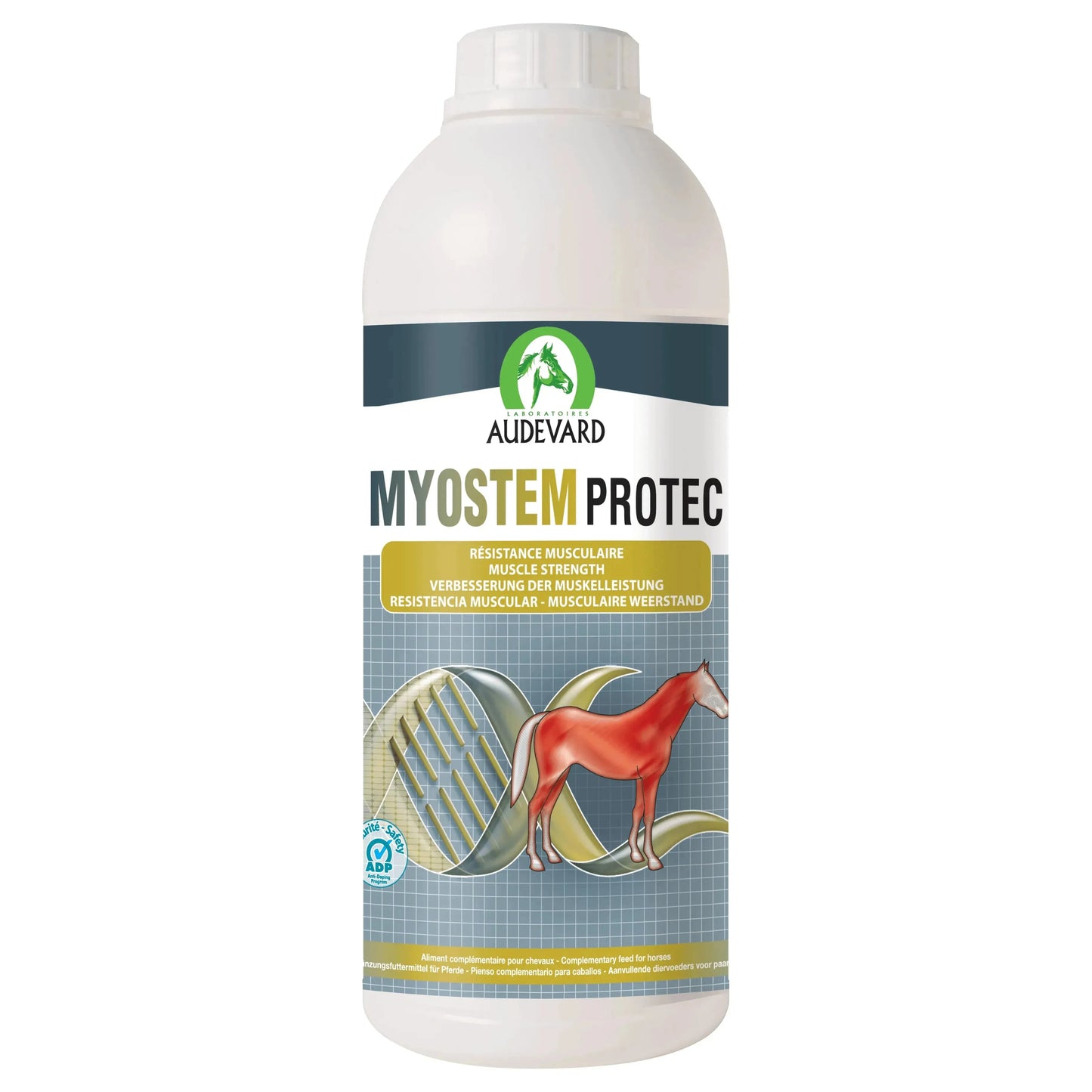 Myostem Protec - Pferd - Audevard - Marigin AG Onlineshop für Tierbedarf Myostem Protec - Pferd - 900ml Ergänzungsfuttermittel