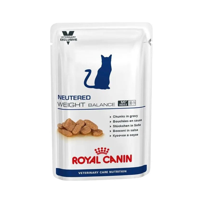 Neutered Adult Balance Beutel - Royal Canin Veterinary Care Nutrition - Alter:Adult, Futterart:Nass, Geschmack:Huhn, Kastriert:ja, Tierart:Katze - Marigin AG Onlineshop für Tierbedarf
