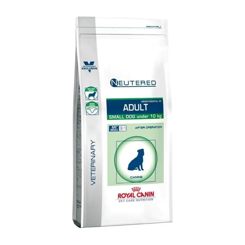 Neutered Adult Small Dog - Royal Canin Veterinary Care Nutrition - Alter:Adult, Futterart:Trocken, Geschmack:Huhn, Grösse:bis 10kg, Kastriert:ja, Tierart:Hund - Marigin AG Onlineshop für Tierbedarf