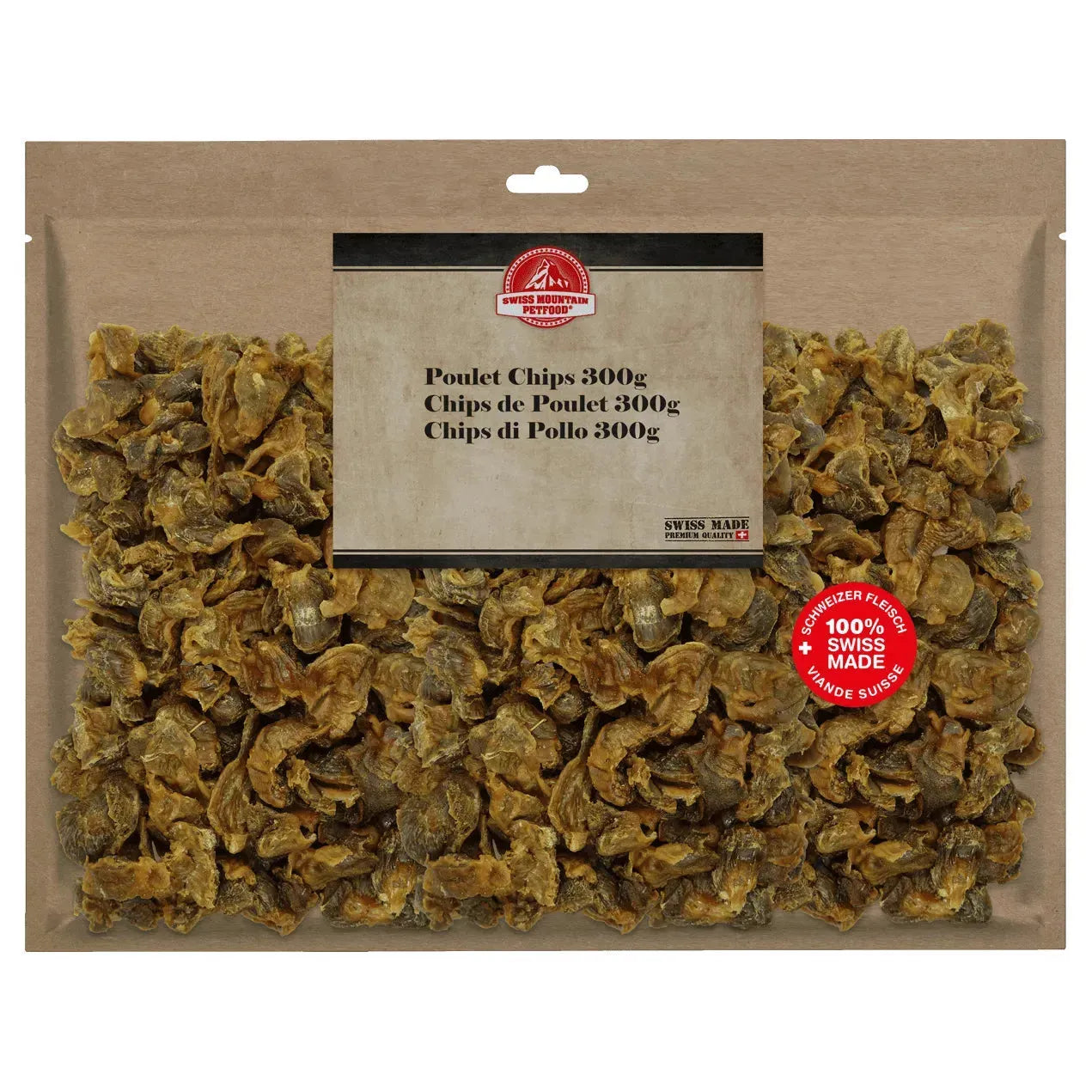Poulet Chips - Hund - Swiss Mountain Petfood - Marigin AG Onlineshop für Tierbedarf Poulet Chips - Hund - 1 x 300g Kauartikel