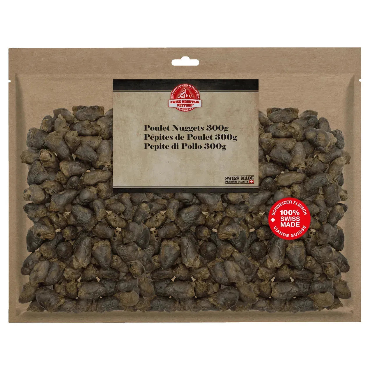 Poulet Nuggets - Hund - Swiss Mountain Petfood - Marigin AG Onlineshop für Tierbedarf Poulet Nuggets - Hund - 1 x 300g Kauartikel
