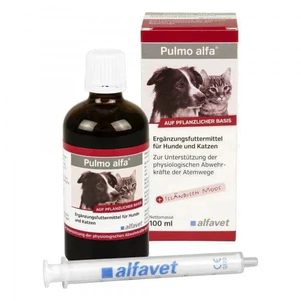 PulmoAlfa Cat & Dog - Alfavet - Marigin AG Onlineshop für Tierbedarf PulmoAlfa Cat & Dog - Default Title Ergänzungsfuttermittel