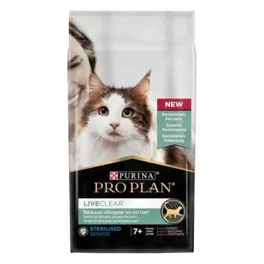 Purina Liveclear Sterilised 7+ Adult - Katze - Purina ProPlan - Marigin AG Onlineshop für Tierbedarf Purina Liveclear Sterilised 7+ Adult - Katze - Truthahn / 1.4 kg Futter