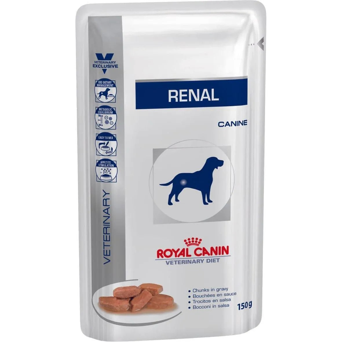Renal Dog Beutel - Royal Canin Veterinary Diet - Alter:Adult, Alter:Senior, Erkrankung:Niere, Futterart:Nass, Geschmack:Huhn, Tierart:Hund - Marigin AG Onlineshop für Tierbedarf