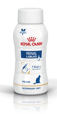 Renal Liquid Cat - Royal Canin Veterinary Diet - Alter:Adult, Alter:Senior, Erkrankung:Niere, Futterart:Liquid, Geschmack:ohne tierische Eiweisse, Tierart:Katze - Marigin AG Onlineshop für Tierbedarf