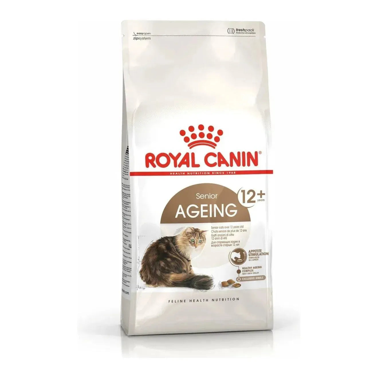 Royal Canin Ageing 12+ Katze - Royal Canin Veterinary Care Nutrition - Marigin AG Onlineshop für Tierbedarf Royal Canin Ageing 12+ Katze - 2kg Futter