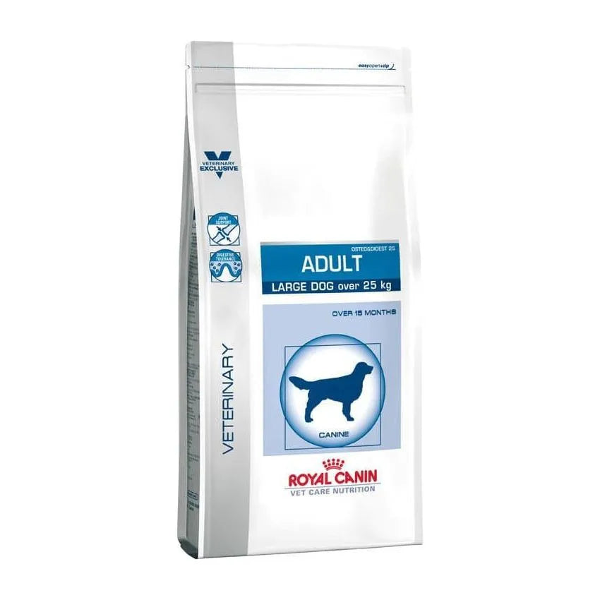 ROYAL CANIN® ADULT LARGE DOG over 25kg - Royal Canin Veterinary Care Nutrition - Alter:Adult, Futterart:Trocken, Geschmack:Huhn, Grösse:26-44kg, Grösse:über45kg, Kastriert:nein, Tierart:Hund - Marigin AG Onlineshop für Tierbedarf
