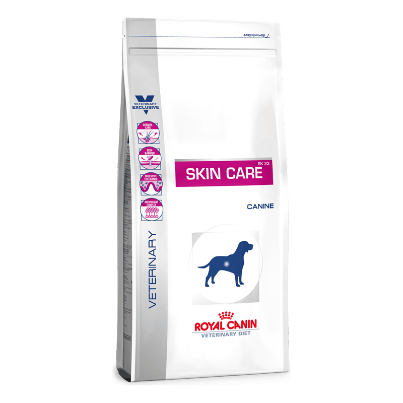 Skin Care Dog - Royal Canin Veterinary Diet - Alter:Adult, Alter:Senior, Erkrankung:Haut, Futterart:Trocken, Geschmack:hydrolysierte Proteinquelle, Hersteller:Royal Canin Veterinary Diet, Tierart:Hund - Marigin AG Onlineshop für Tierbedarf