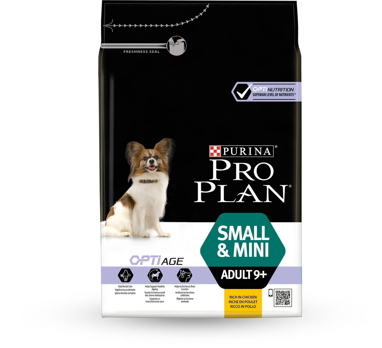 Small & Mini Adult 9+ - Purina ProPlan - Alter:Senior, Extras:verbessert die Hirnfunktion, Futterart:Trocken, Geschmack:Huhn, Grösse:bis 10kg, Kastriert:ja, Kastriert:nein, Tierart:Hund - Marigin AG Onlineshop für Tierbedarf