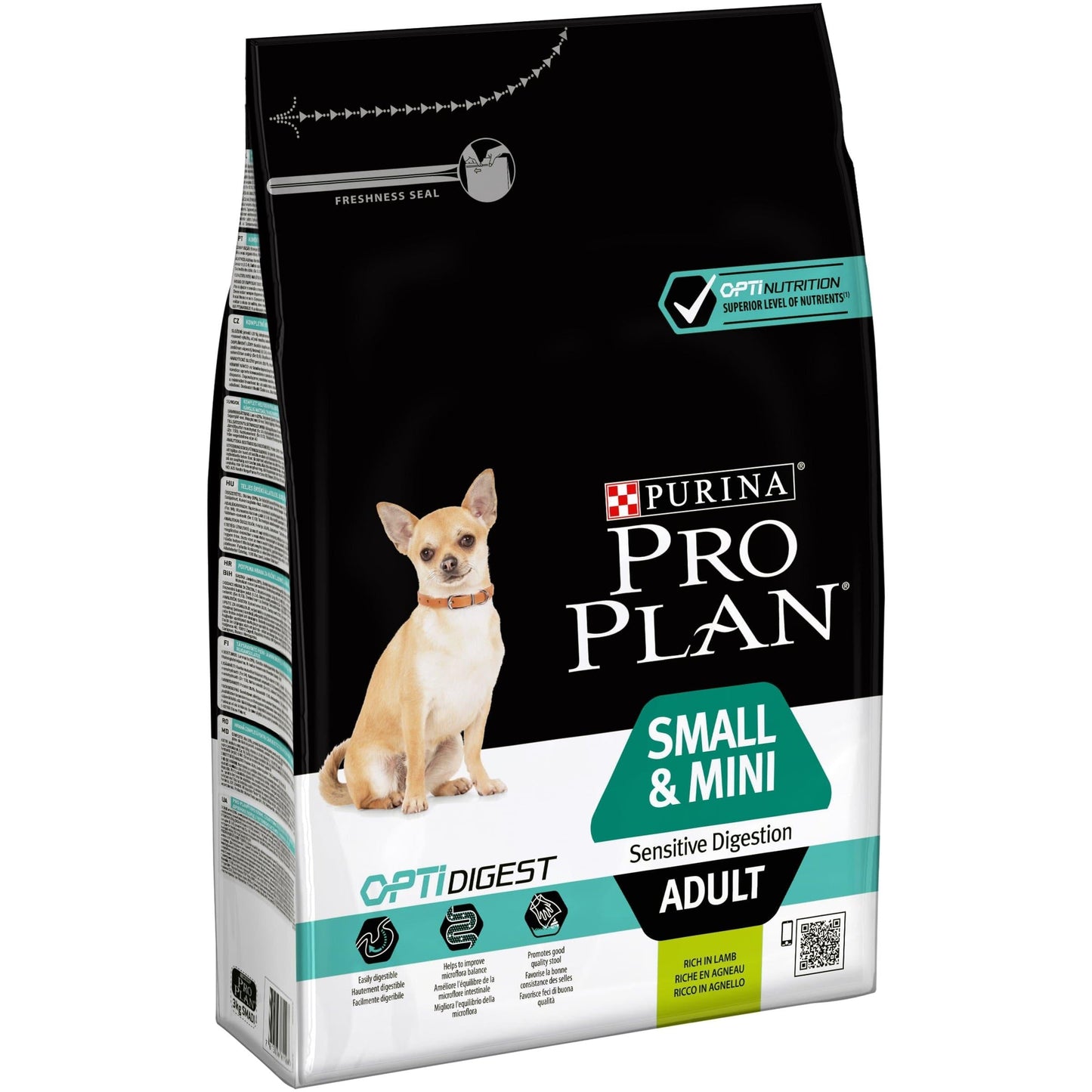Small & Mini Adult Sensitive Digestion - Purina ProPlan - Alter:Adult, Futterart:Trocken, Grösse:bis 10kg, Kastriert:ja, Kastriert:nein, Tierart:Hund - Marigin AG Onlineshop für Tierbedarf