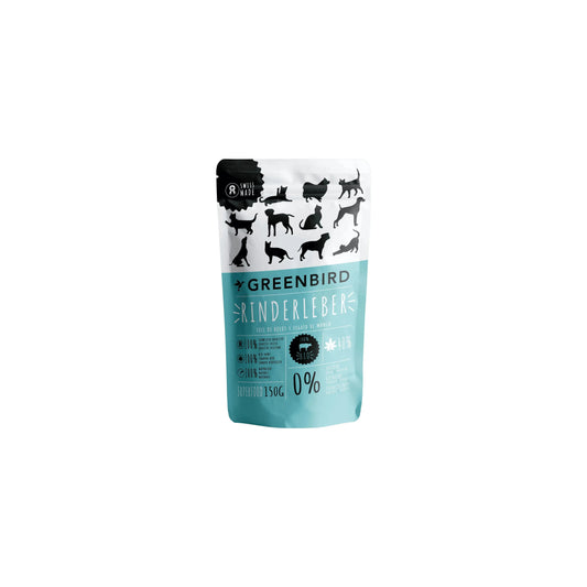 Swiss Hand Made Snack - greenbird - Marigin AG Onlineshop für Tierbedarf Swiss Hand Made Snack - Bio-Rinderleber Kauartikel