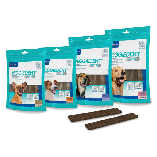 Veggie Dent FR3SH - Virbac - Marigin AG Onlineshop für Tierbedarf Veggie Dent FR3SH - XS -5kg Kauartikel