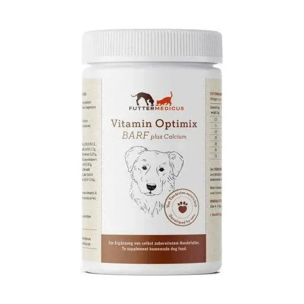 Vitamin Optimix BARF plus Calcium - Futtermedicus - Marigin AG Onlineshop für Tierbedarf Vitamin Optimix BARF plus Calcium - Default Title Ergänzungsfuttermittel