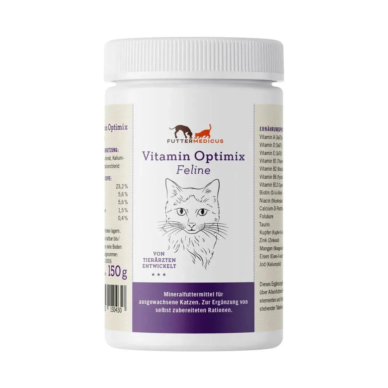 Vitamin Optimix Feline - Futtermedicus - Marigin AG Onlineshop für Tierbedarf Vitamin Optimix Feline - Default Title Ergänzungsfuttermittel