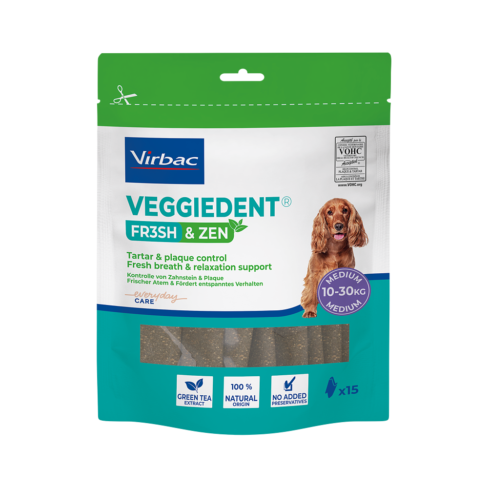 Veggie Dent Fr3sh & Zen - Hund  M