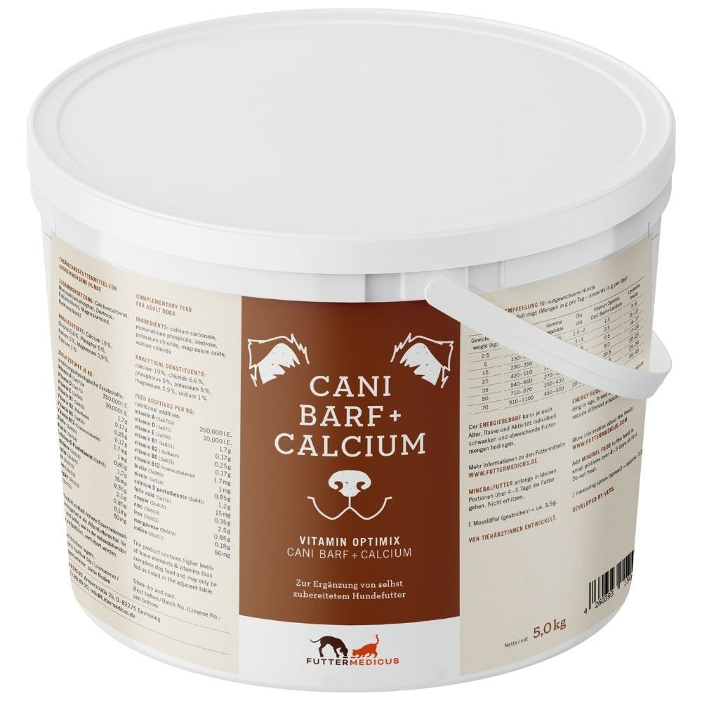 Futtermedicus Vitamin Optimix Cani BARF plus Calcium 5kg - Hund