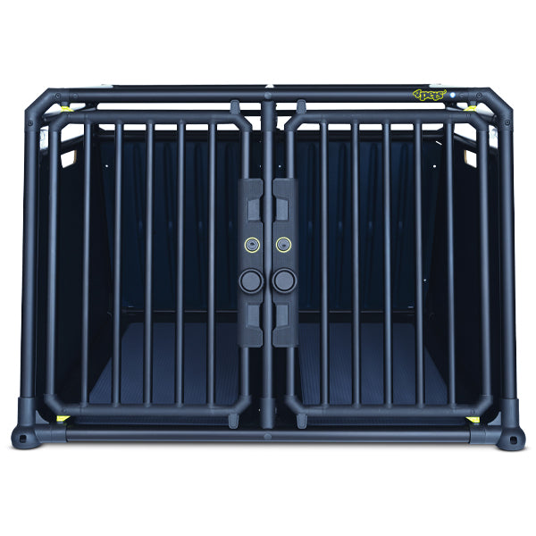 4pets Pro Noir 22 L Doppelbox Dog Front