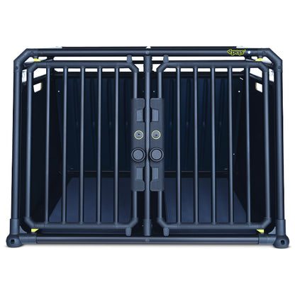 4pets Pro Noir 22 L Doppelbox Dog Front