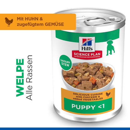Hill's Science Plan Puppy Ragout mit Huhn und Gemüse