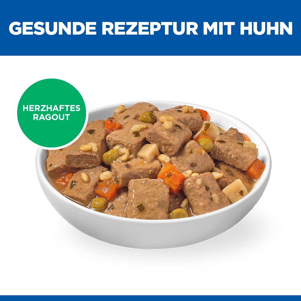 Hill's Science Plan Puppy Ragout mit Huhn und Gemüse - Gesunde Rezeptur