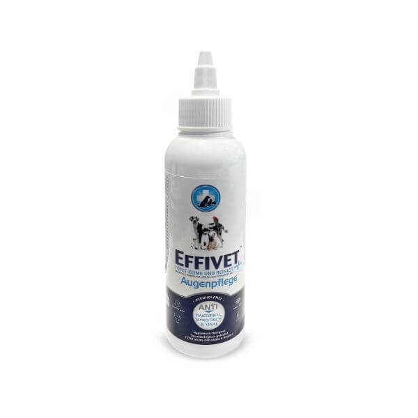NewVetline Effivet Augenpflege 150ml für Hunde, Katzen, Pferde, Nager