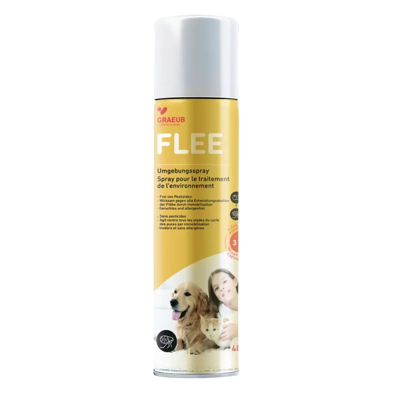 Flee - Umgebungsspray gegen Flöhe, Milben und Allergene, 400 ml