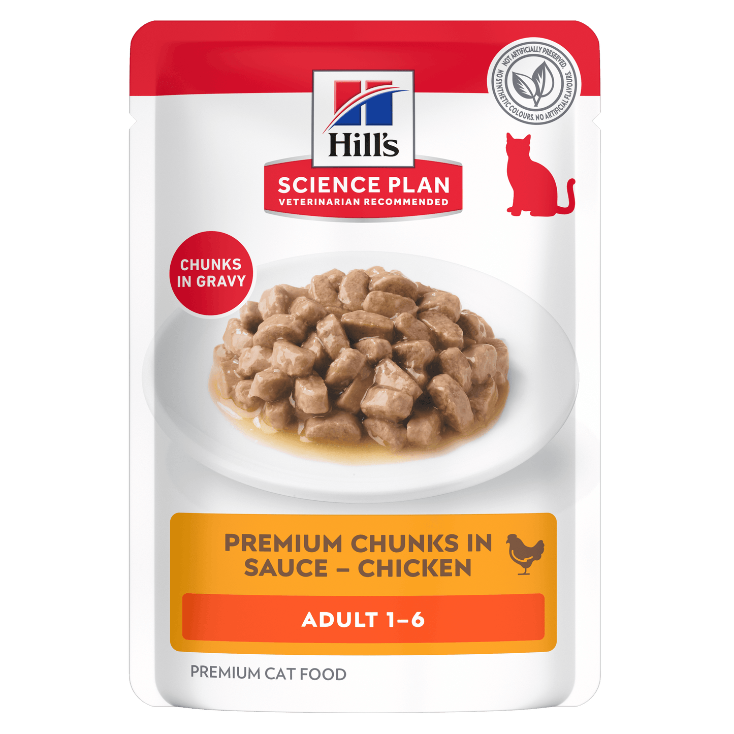 Hill's Adult 1-6 Nassfutter Katze Huhn