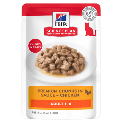 Hill's Adult 1-6 Nassfutter Katze Huhn