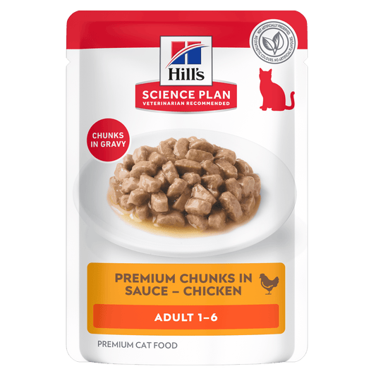 Hill's Adult 1-6 Nassfutter Katze Huhn